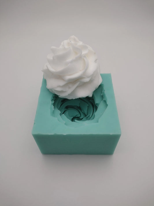 Swirl (2.0in)-Silicone Mold-Faux Fake Bake-Clay, Resin, Soap, Candle, Plaster, Fondant or Baking Mold-Two Mold Styles Available