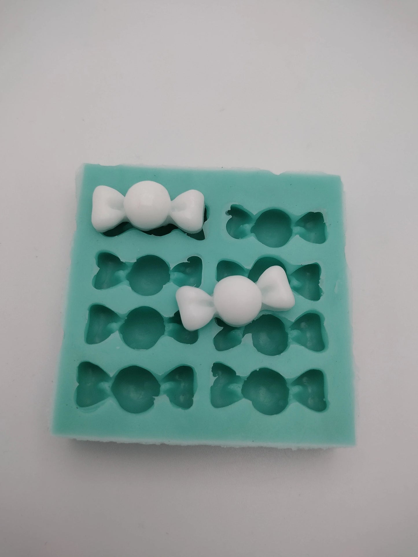 Bow Candy Mini's-Silicone Mold-Faux Fake Bake-Clay, Resin, Soap, Candle, Plaster, Fondant or Baking Mold-Two Mold Styles Available