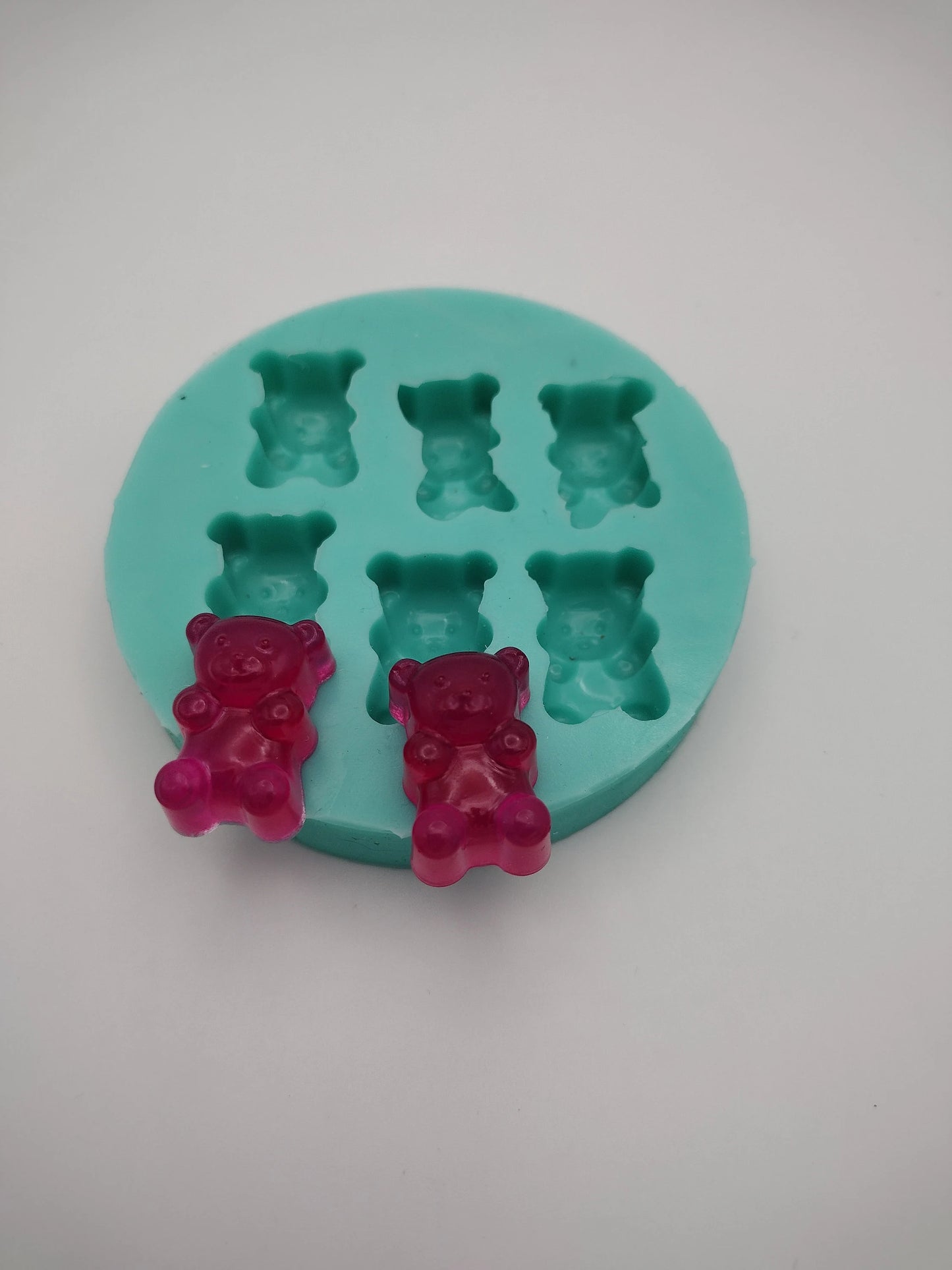 Bears-Silicone Mold-Faux Fake Bake-Clay, Resin, Soap, Candle, Plaster, Fondant or Baking Mold-Two Mold Styles Available