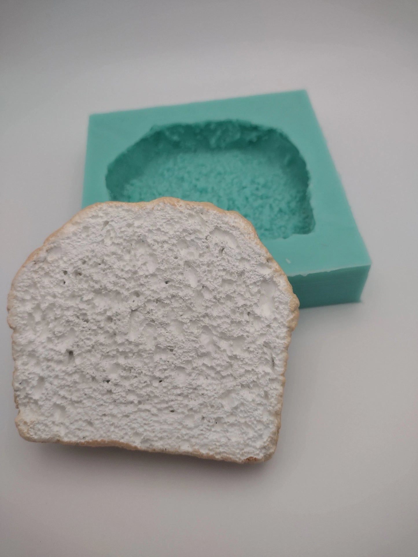 Bread Slice-Silicone Mold-Faux Fake Bake-Clay, Resin, Soap, Candle, Plaster, Fondant or Baking Mold-Two Mold Styles Available