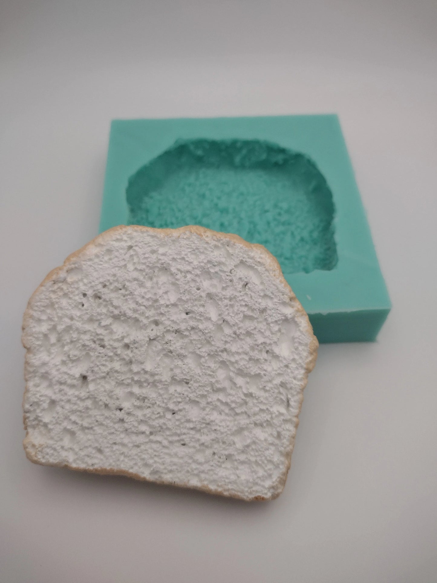 Bread Slice-Silicone Mold-Faux Fake Bake-Clay, Resin, Soap, Candle, Plaster, Fondant or Baking Mold-Two Mold Styles Available