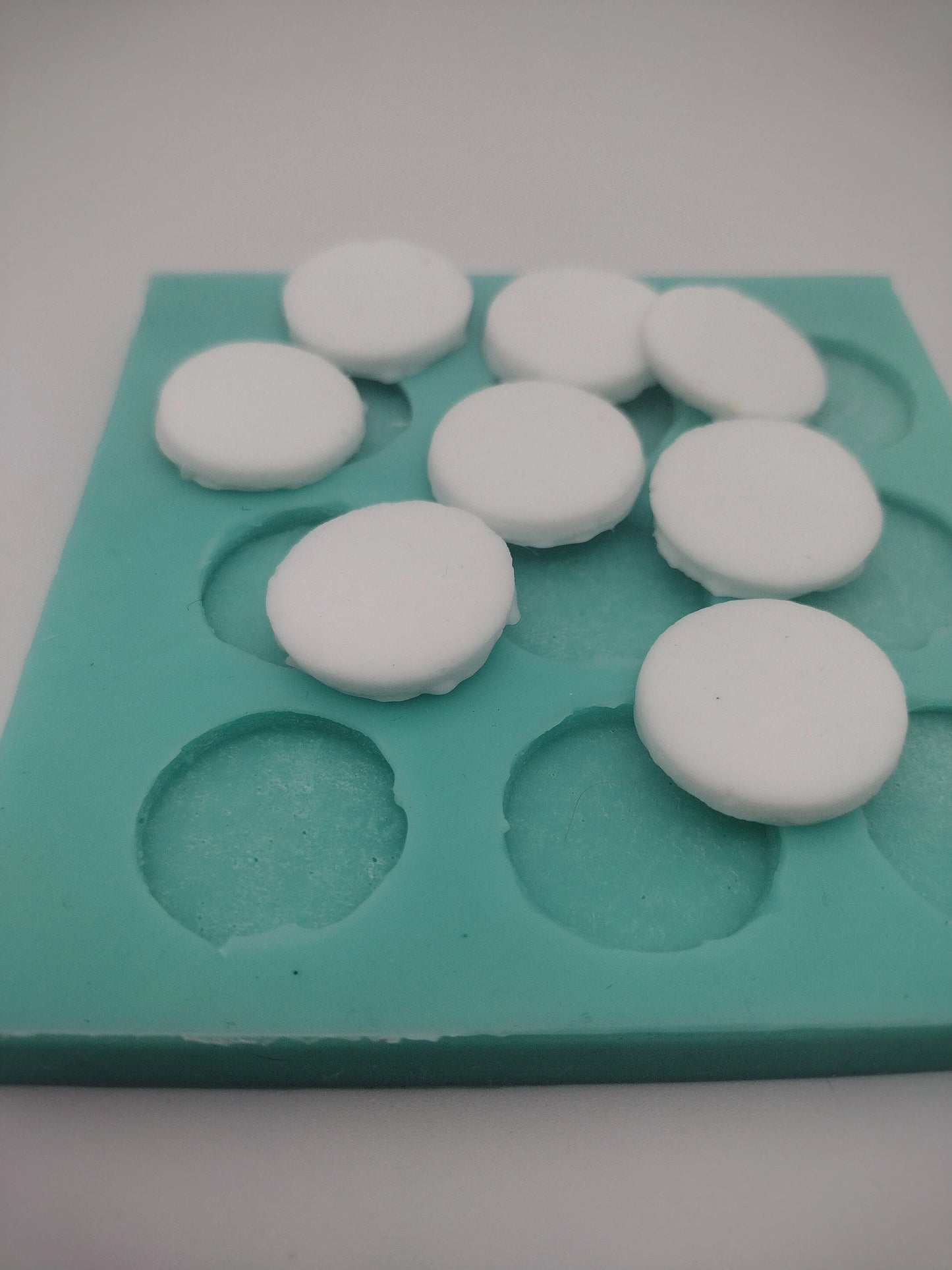 Hard Candy Circles-Silicone Mold-Faux Fake Bake-Clay, Resin, Soap, Candle, Plaster, Fondant or Baking Mold-Two Mold Styles Available