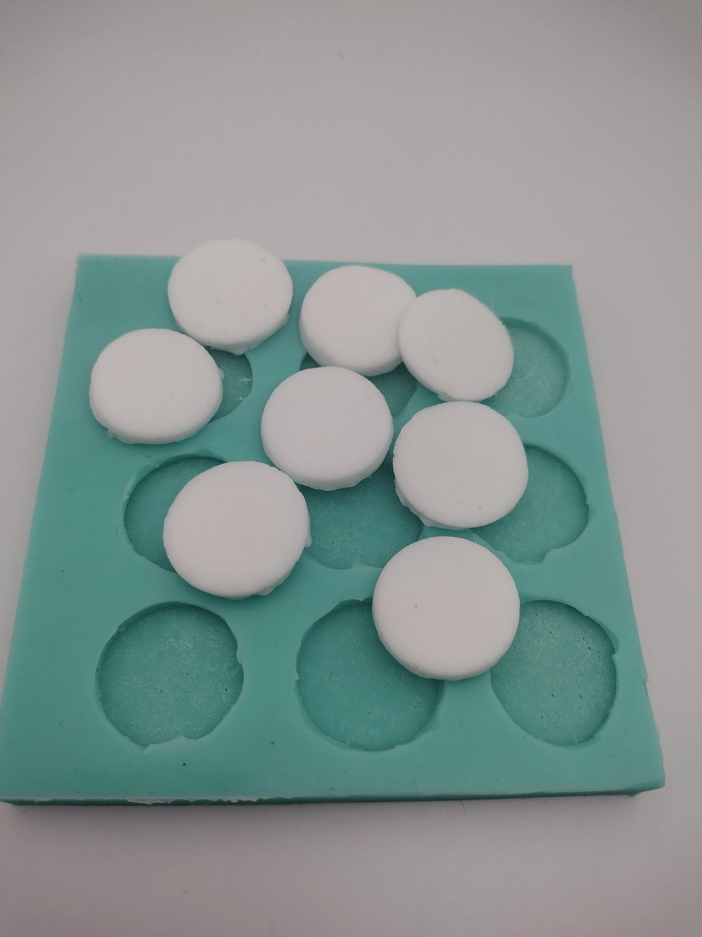 Hard Candy Circles-Silicone Mold-Faux Fake Bake-Clay, Resin, Soap, Candle, Plaster, Fondant or Baking Mold-Two Mold Styles Available