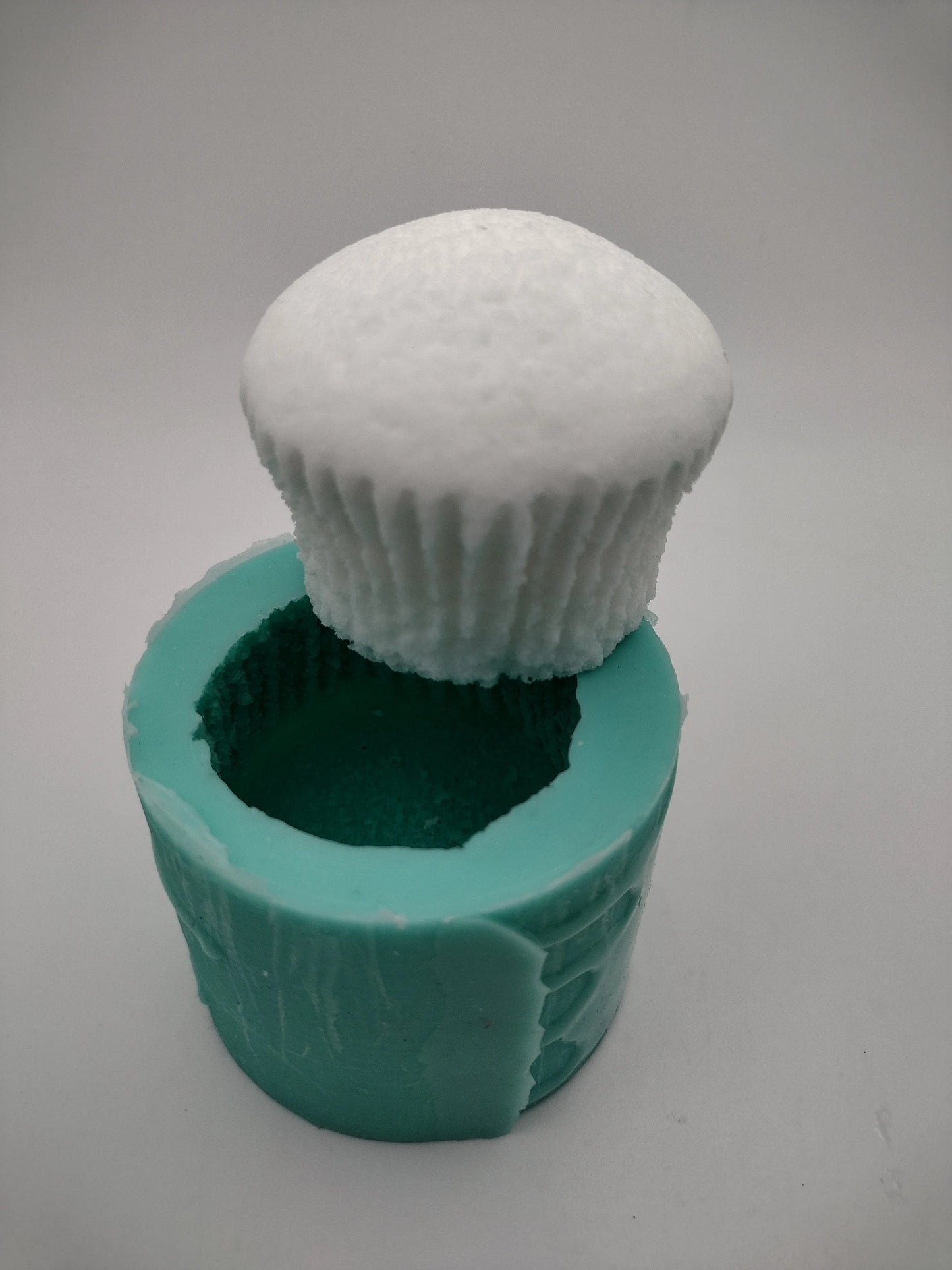 Cupcake-Silicone Mold-Faux Fake Bake-Clay, Resin, Soap, Candle, Plaster, Fondant or Baking Mold-Two Mold Styles Available