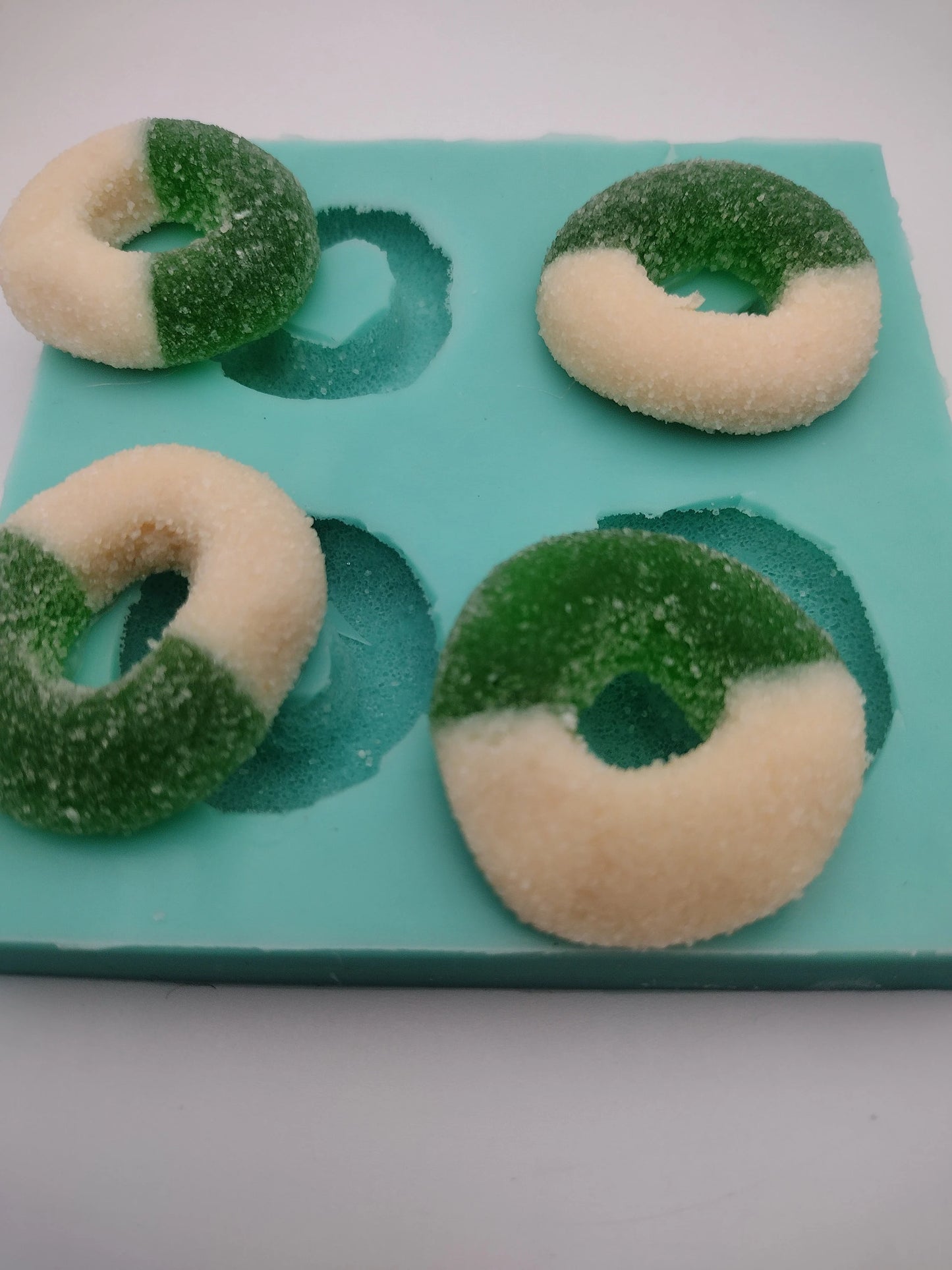 Gummies Rings-Silicone Mold-Faux Fake Bake-Clay, Resin, Soap, Candle, Plaster, Fondant or Baking Mold-Two Mold Styles Available