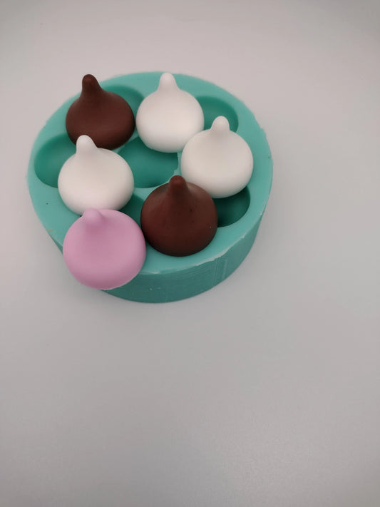 Chocolate Candys-Silicone Mold-Faux Fake Bake-Clay, Resin, Soap, Candle, Plaster, Fondant or Baking Mold-Two Mold Styles Available