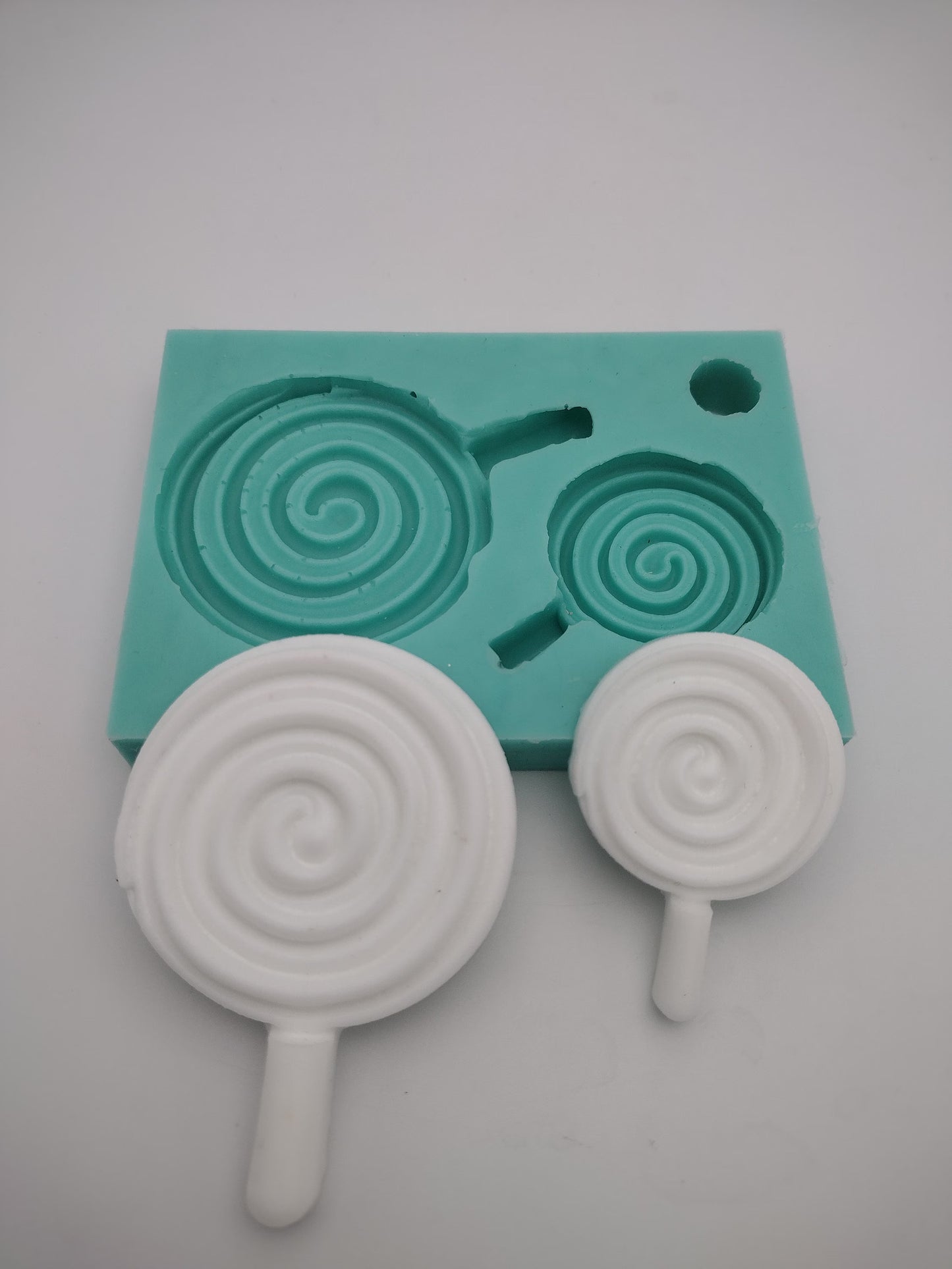 Lollipops-Silicone Mold-Faux Fake Bake-Clay, Resin, Soap, Candle, Plaster, Fondant or Baking Mold-Two Mold Styles Available