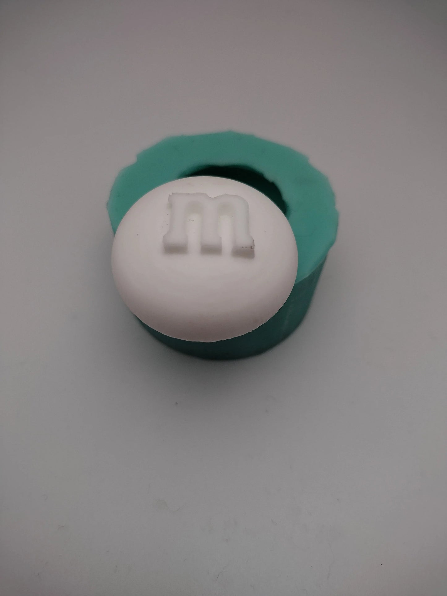 M Candy Piece-Silicone Mold-Faux Fake Bake-Clay, Resin, Soap, Candle, Plaster, Fondant or Baking Mold-Two Mold Styles Available