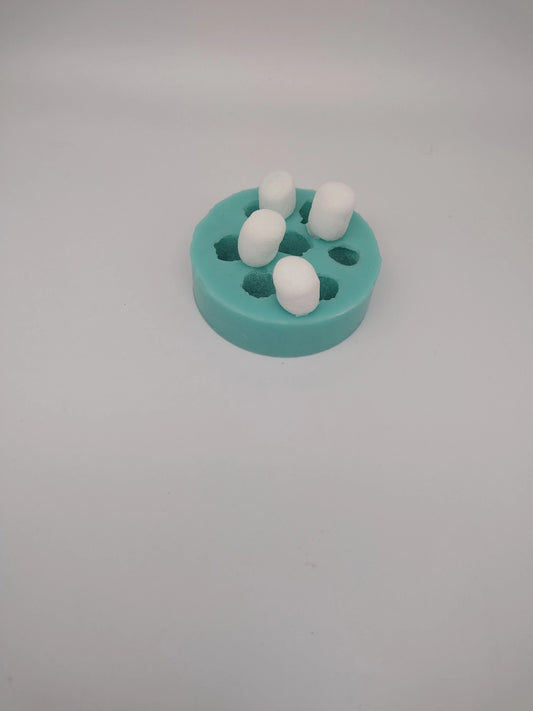 Mini Marshmallows-Silicone Mold-Faux Fake Bake-Clay, Resin, Soap, Candle, Plaster, Fondant or Baking Mold-Two Mold Styles Available