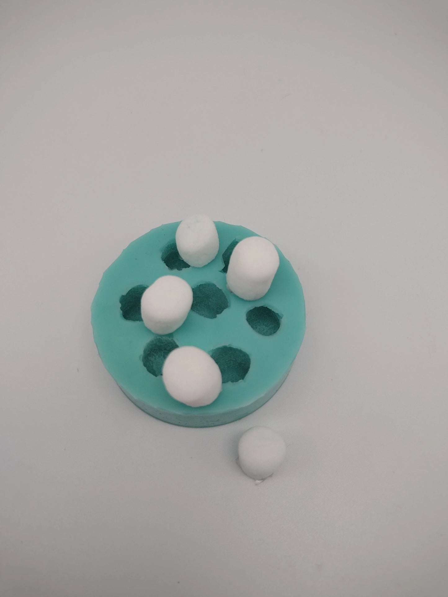 Mini Marshmallows-Silicone Mold-Faux Fake Bake-Clay, Resin, Soap, Candle, Plaster, Fondant or Baking Mold-Two Mold Styles Available