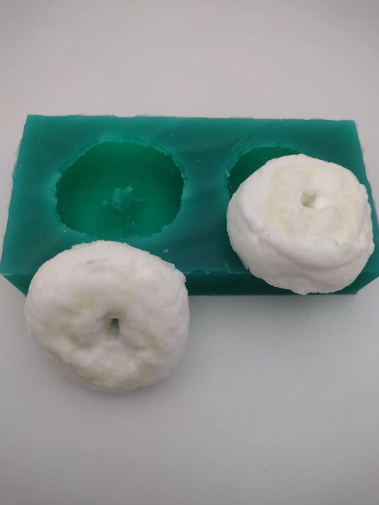 Old Fashion Donuts -Silicone Mold-Faux Fake Bake-Clay, Resin, Soap, Candle, Plaster, Fondant or Baking Mold-Two Mold Styles Available