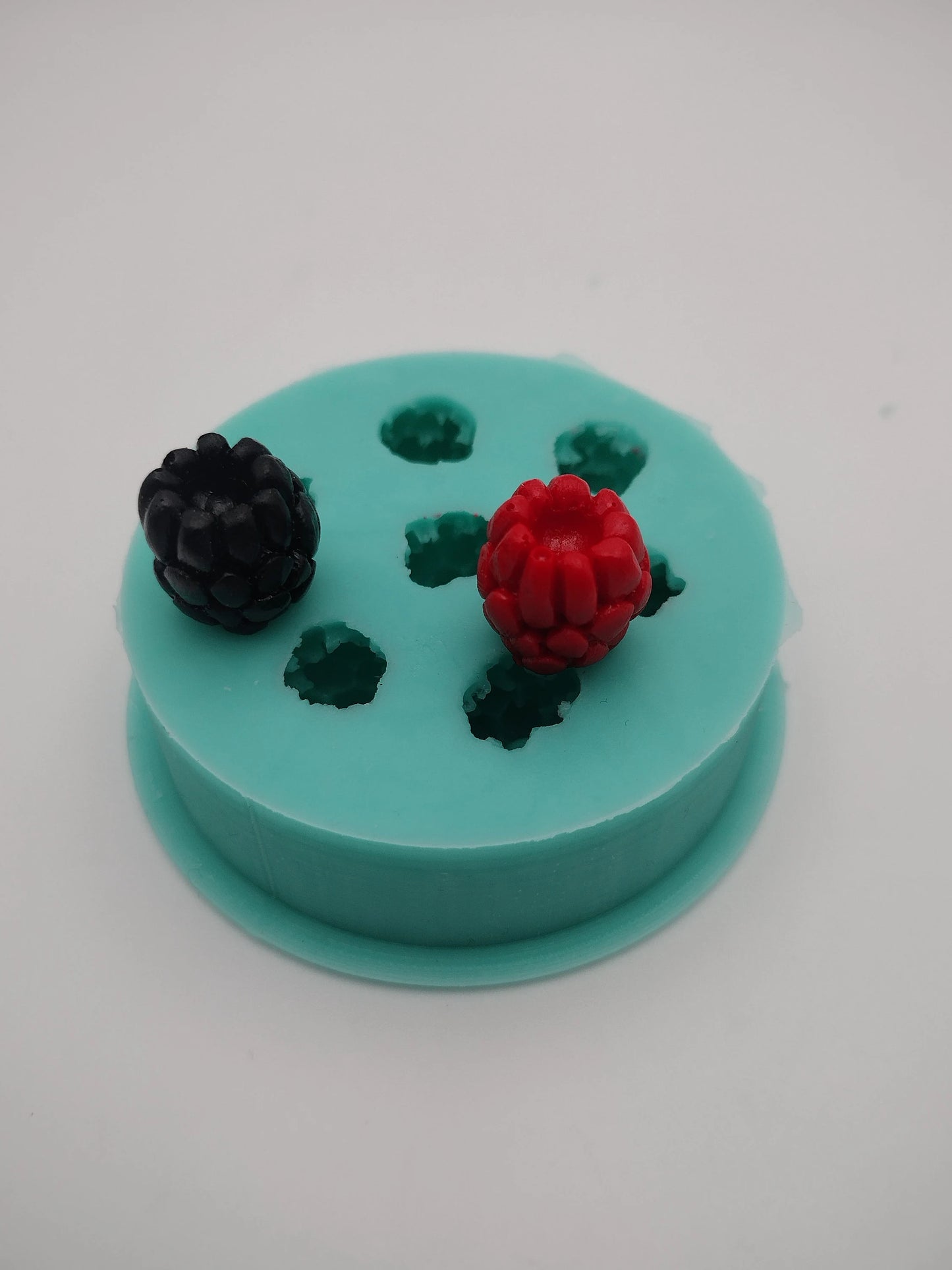 Raspberries/Blackberries-Silicone Mold-Faux Fake Bake-Clay, Resin, Soap, Candle, Plaster, Fondant or Baking Mold-Two Mold Styles Available