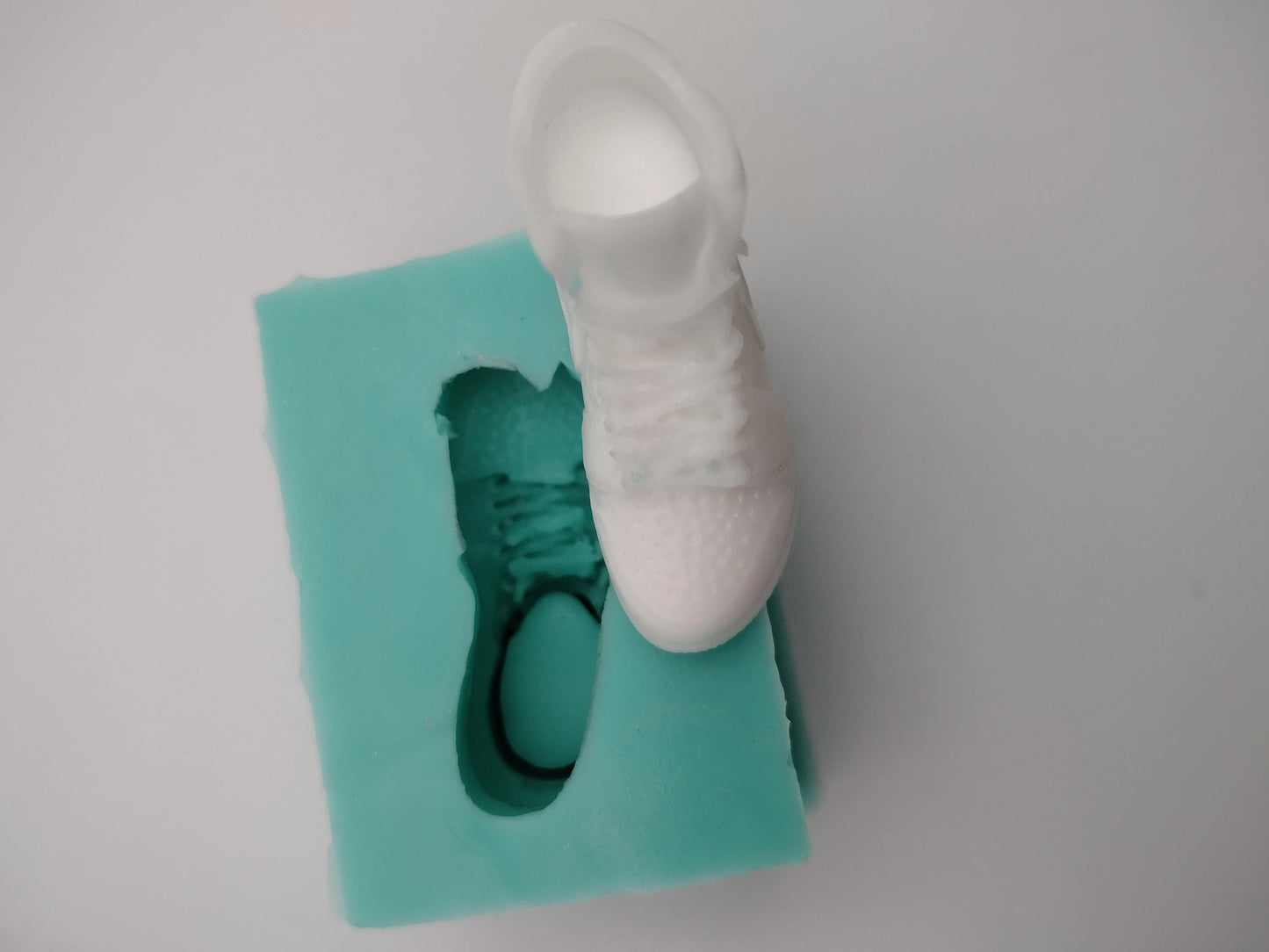 Small Shoe-Silicone Mold-Faux Fake Bake-Clay, Resin, Soap, Candle, Plaster, Fondant or Baking Mold-Two Mold Styles Available