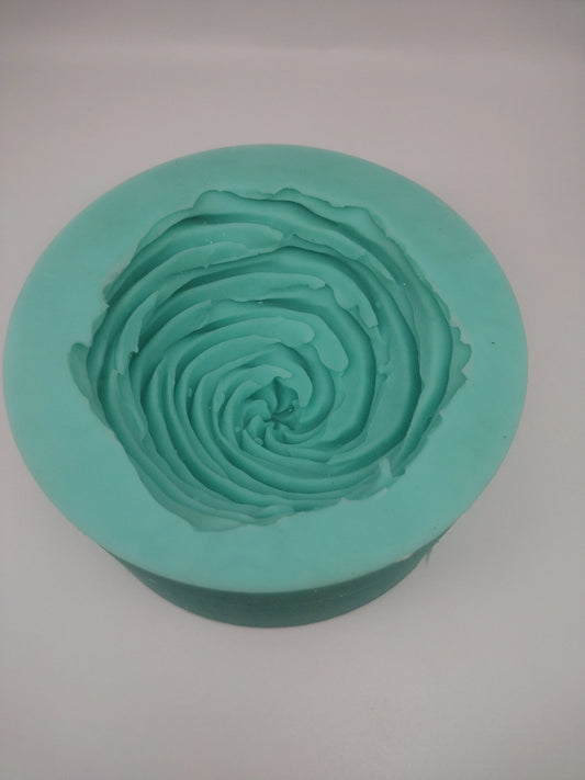 Swirl Mold(4.0inD)-Silicone Mold-Faux Fake Bake-Clay, Resin, Soap, Candle, Plaster, Fondant or Baking Mold-Two Mold Styles Available