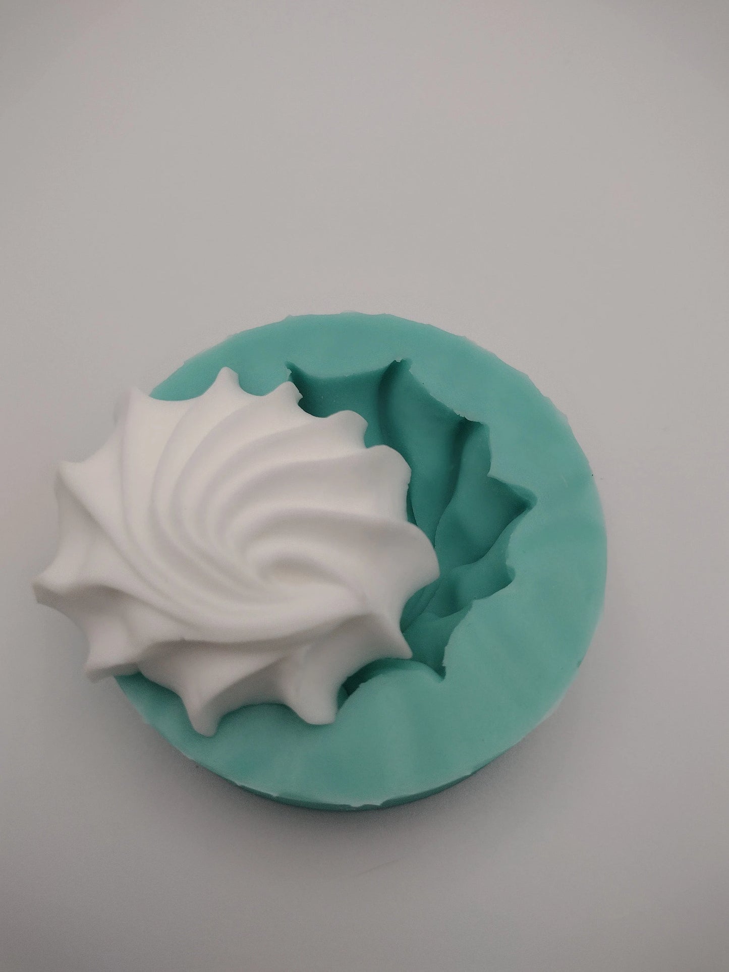 Shell Swirl/Swirl Cookie-Silicone Mold-Faux Fake Bake-Clay, Resin, Soap, Candle, Plaster, Fondant or Baking Mold-Two Mold Styles Available