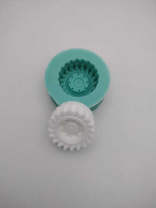 Tire-Silicone Mold-Faux Fake Bake-Clay, Resin, Soap, Candle, Plaster, Fondant or Baking Mold-Two Mold Styles Available