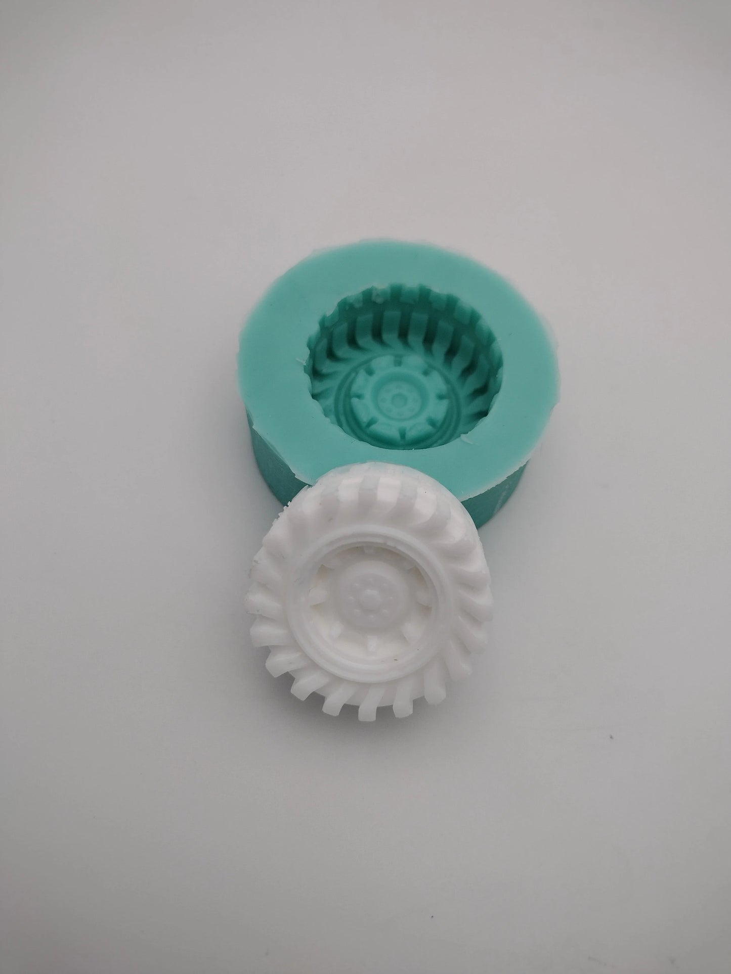 Tire-Silicone Mold-Faux Fake Bake-Clay, Resin, Soap, Candle, Plaster, Fondant or Baking Mold-Two Mold Styles Available