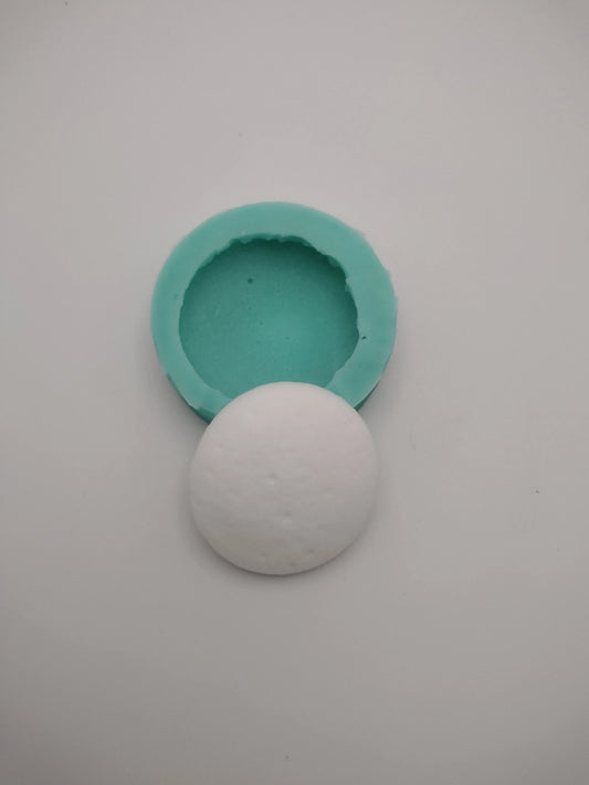 Single Vanilla Wafer-Silicone Mold-Faux Fake Bake-Clay, Resin, Soap, Candle, Plaster, Fondant or Baking Mold-Two Mold Styles Available